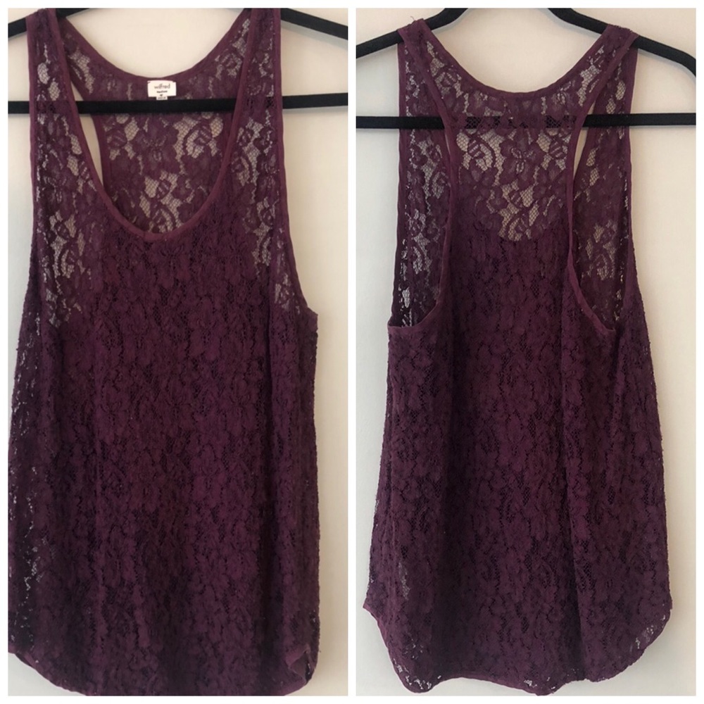 Aritzia Lace Tank Top